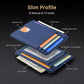 Slim Minimalist Front Pocket RFID Blocking Leather Wallets for Men and Women