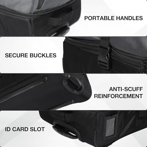 33" Large Rolling Travel Duffle Bag with Wheels and Handle