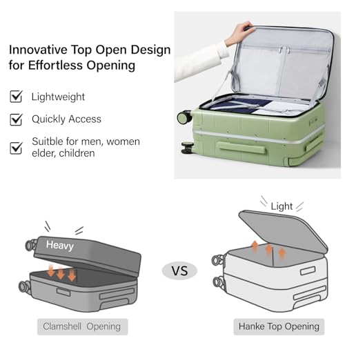 Top Opening 24 Inch Checked Luggage