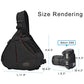 Camera Bag Sling Backpack Camera Case Waterproof with Rain Cover Tripod Holder