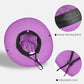 Ponytail Sun Bucket Hats for Women UV Protection Foldable Wide Brim