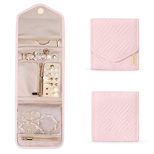 Travel Jewelry Organizer Case Foldable Jewelry Roll