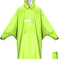 Hooded Rain Poncho for Adult Waterproof Lightweight Raincoat