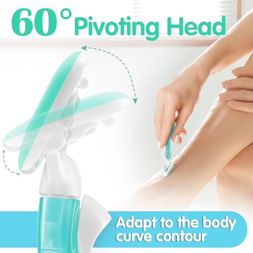 Travel Razors for Women Include 1 Handle 5 Cartridges