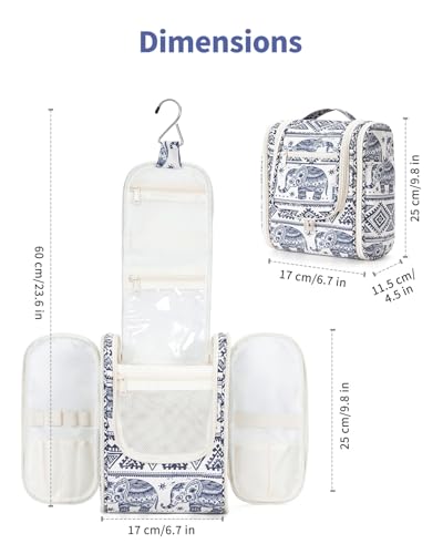 Small Hanging Travel Toiletry Bag for Women
