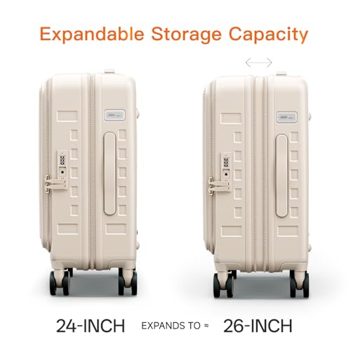 Expandable Lightweight PC Hard Shell Suitcase