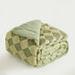 Luxury Faux Fur Rabbit Fur Throw Blanket Sage Green 60"*80"