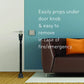 2-in-1 Door Security Bar & Sliding Patio Door Security Bar - Constructed of High Grade Iron - Black