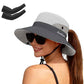 Women's Ponytail Safari Sun Hat