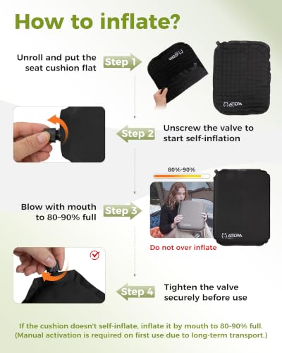 Inflatable Seat Cushion (2 Count)