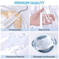 12PK Clear Garment Bags for Hanging Clothes (12 Count)