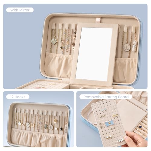 Travel Jewelry Case for Women Girls