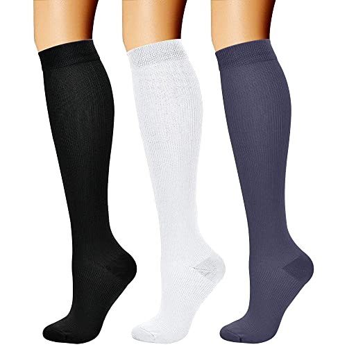 Compression Socks for Women & Men Circulation (3 Count)