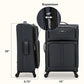 Anzio Softside Expandable Spinner Luggage