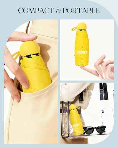 Mini Travel Umbrella with Case