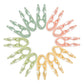 12 Piece Foldable Travel Hangers with Clips