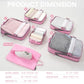 6 Set Ultralight Compression Packing Cubes Packing Organizer for Travel Accessories Luggage Suitcase Backpack