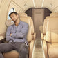 Premium Soft Rolled Travel Blanket Pillow Combo Airplane