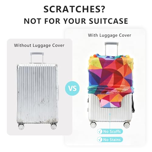 Travelkin Luggage Covers For Suitcase Tsa Approved Suitcase Cover Protector
