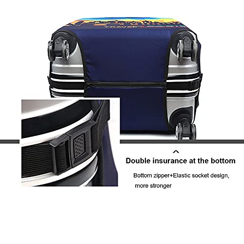 Thicker Luggage Cover Elastic Suitcase Cover Protector Fits 18