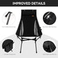 2 Pack High Back Camping Chair for Adults (2 Count)