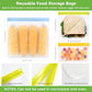 12 Pack Dishwasher Safe Reusable Freezer Bags (12 Count)