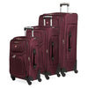 Sion Softside Expandable Spinner Luggage Durable Lightweight Travel Suitcase (3 Count)