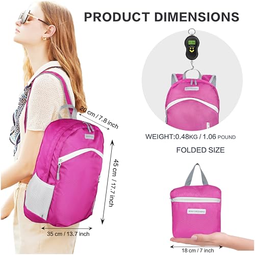 35L Foldable Waterproof Backpack For Outdoor Sports With Inside Wet Clothes Compartment Packable For Multiple Uses Ultra Lightweight Ideal For Hiking Men And Women Travel