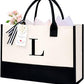 Initial Tote Bag