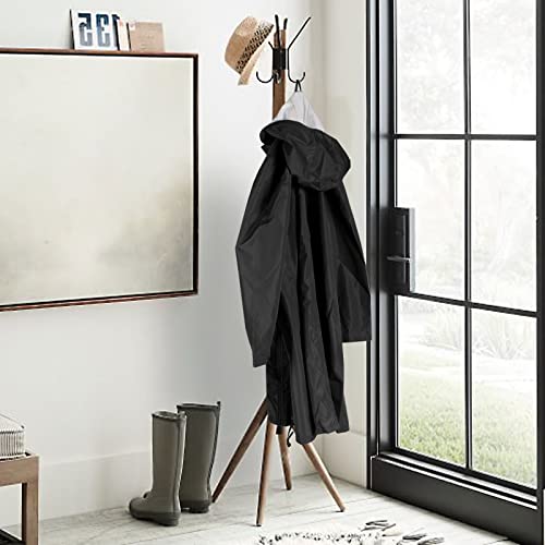Waterproof Rain Poncho for Women Packable Hooded Raincoat with Pocket