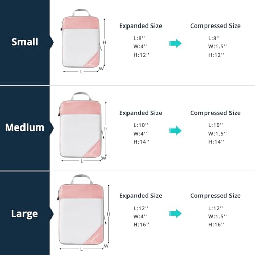 Compression Packing Cubes 6 Set (6 Count)