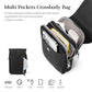 Black Genuine Leather Small Crossbody Bags for Women Cell Phone Purse