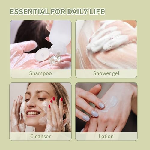 Empty Shampoo Bottles 6.7oz (4 Count)