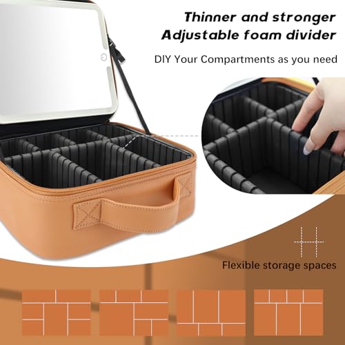 Makeup Bag with Led Mirror
