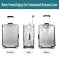 3 Piece Clear Luggage Cover Set Fits 20 24 28 Inch Suitcase (3 Count)