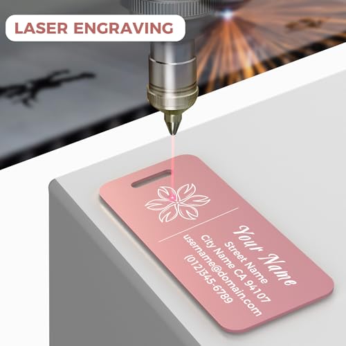 4PCS Personalized Luggage Tag (4 Count)