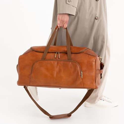 Vintage Genuine Leather Duffle Bags For Men Denver XL