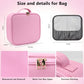 Travel Makeup Bag with LED Mirror Travel Makeup Organizer with 3 Lighted Settings