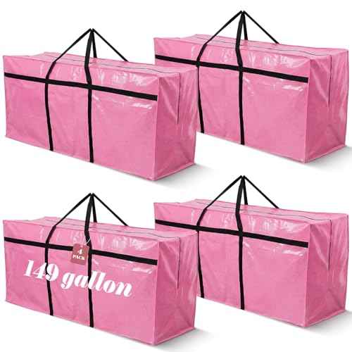 4 Pcs 149 Gallon Extra Large Moving Bags Heavy Duty Storage Bag (4 Count)