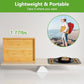 Bamboo Bed Tray Tables with Folding Legs (2 Count)