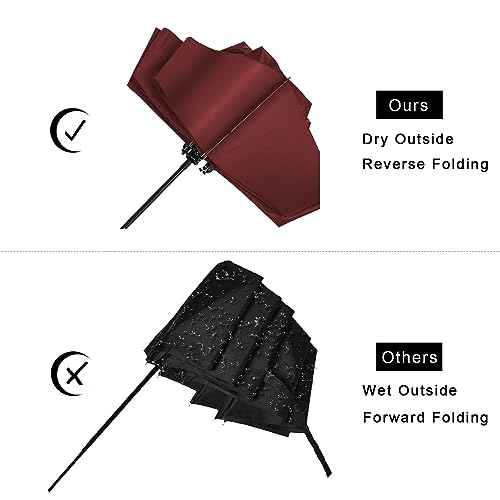 Umbrella Compact Inverted Folding Umbrellas Auto Open Auto Close
