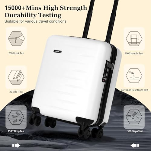 Expandable 16 Inch Underseat Carry On Luggage Airline Approved