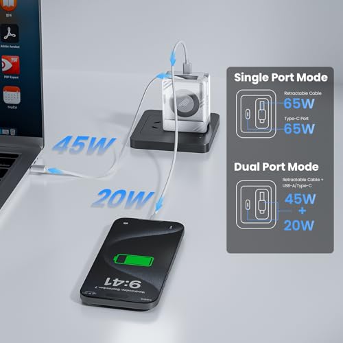 FlexLine 65W for Retractable Wall Charger