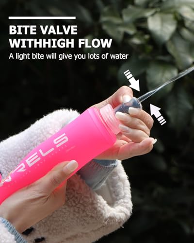 TPU Soft Flask Lightweight Portable Reusable Water Bottle (2 Count)
