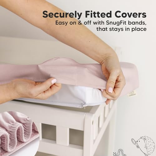 2 Pack Baby Changing Pad Cover for Girl (2 Count)