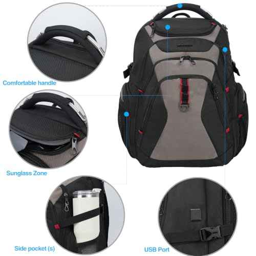 Laptop Backpack 17.3 Inch Computer Backpack for Men