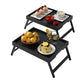 Bamboo Bed Tray Tables with Folding Legs (2 Count)
