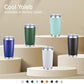 20 oz Tumblers Bulk Stainless Steel Tumbler with Lid (12 Count)
