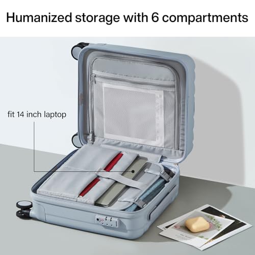 16 inch Underseat Carry on Suitcases with Wheels