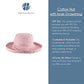 Women's Cotton Hat with Inner Drawstring and Upf 50+ Rating